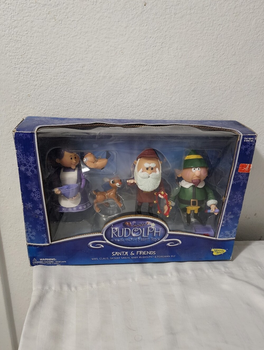 Rudolph Santa & Friends Collectible Figure Set - Blue
